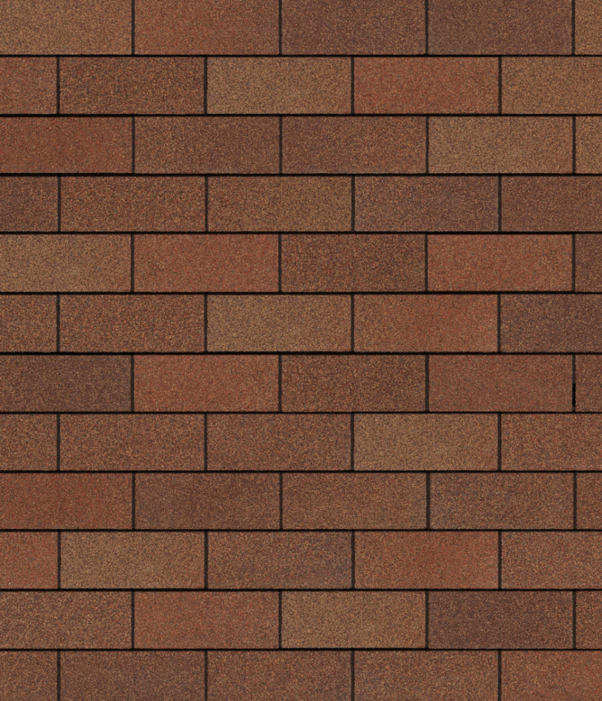Autumn Brown asphalt shingle colour swatch
